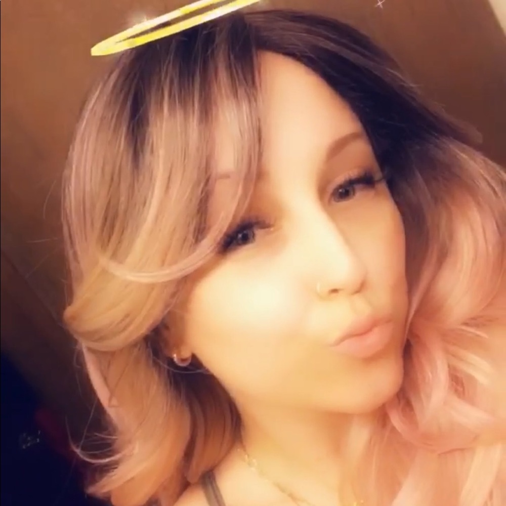 27 inch ombré CHAMPAGNE  WIG 🐷🍾 FIRM PRICE